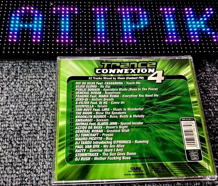 🎇 Cd Trance Connection 4 - Contact Fm Vince Collector 2001 🔥 – photo 2